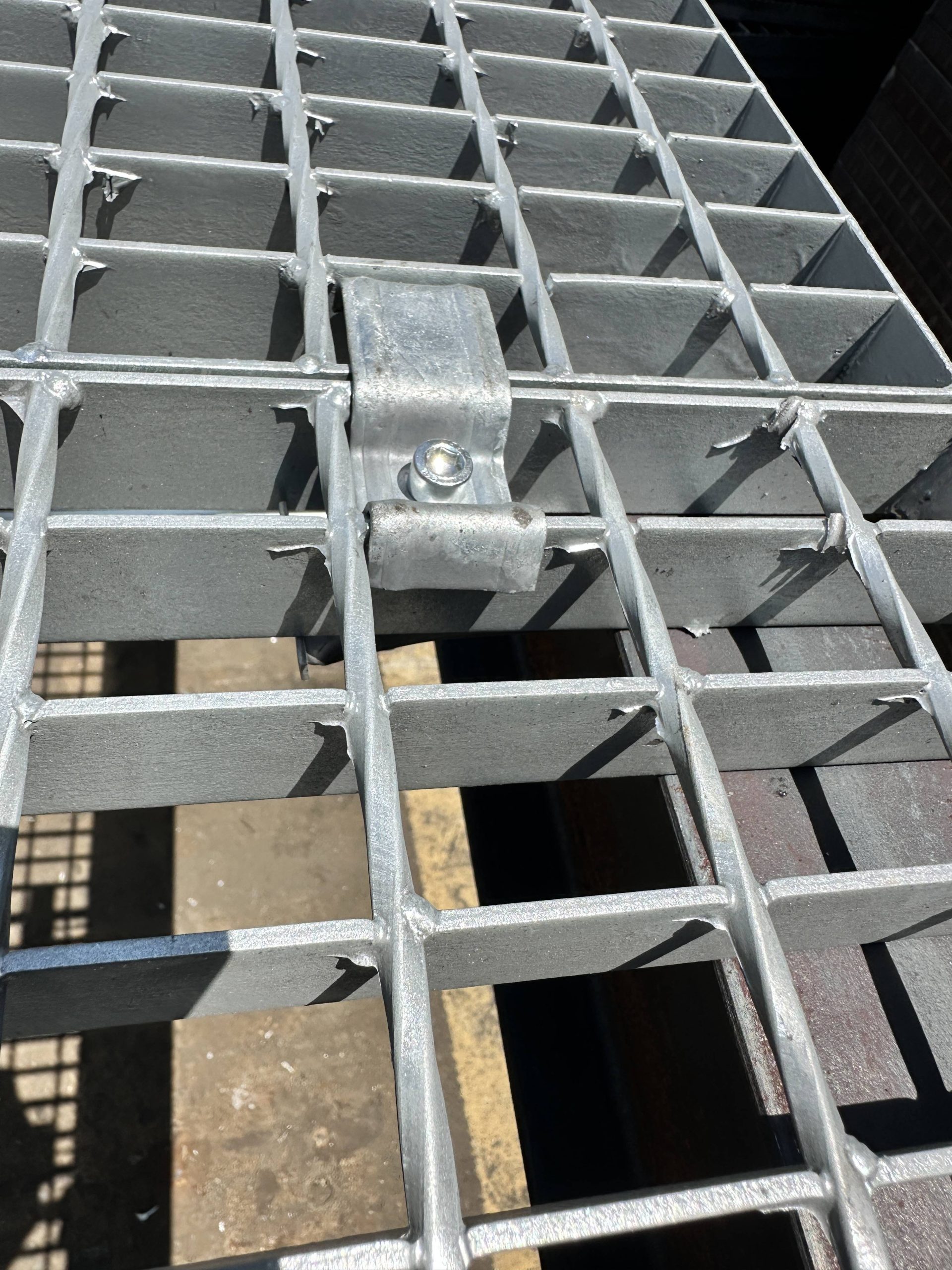 carbon steel riveted bar grating