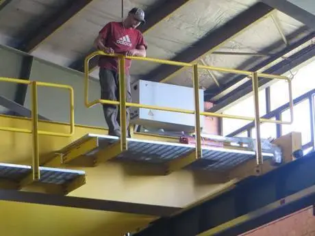 Steel Grating Crane Platforms