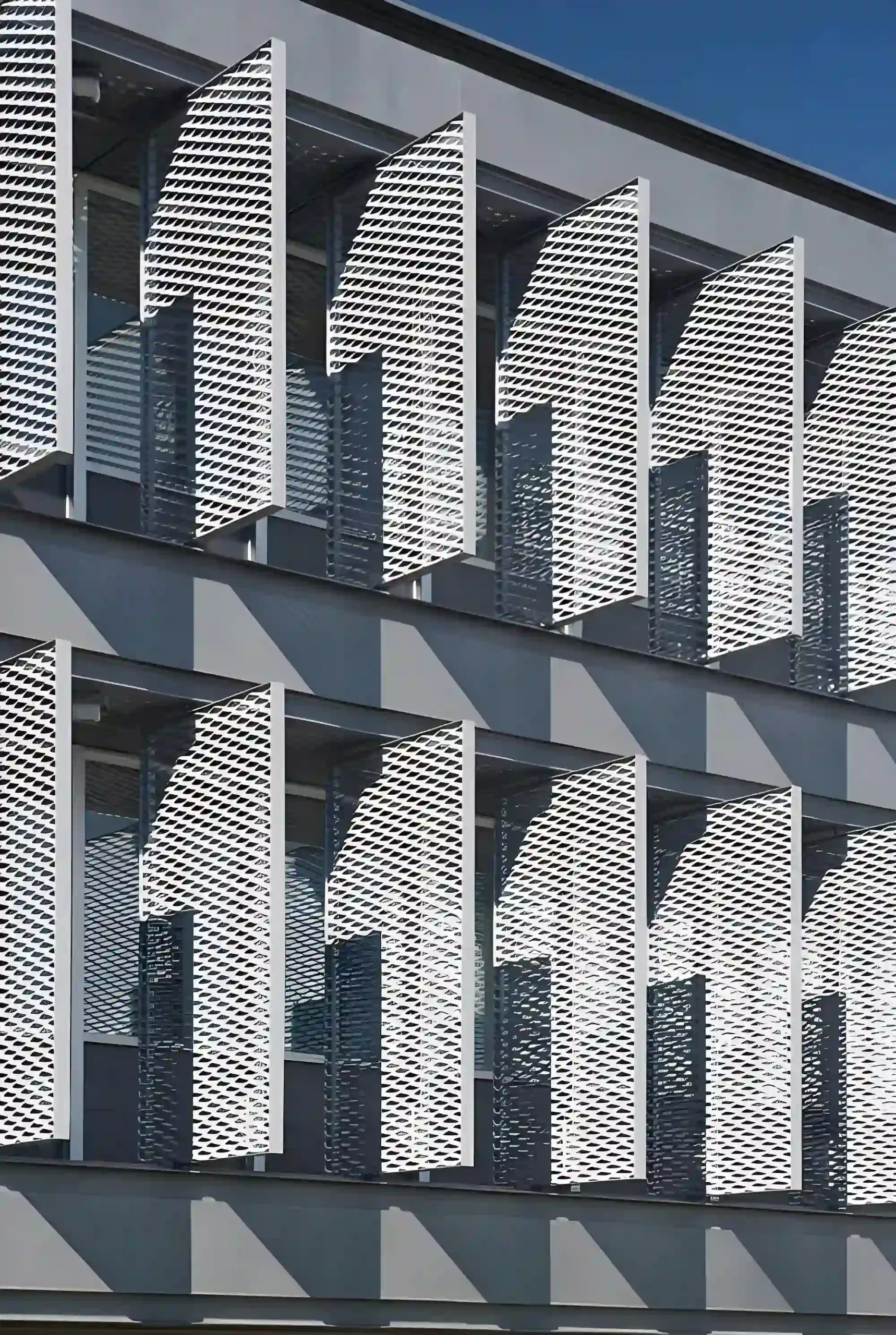 Steel Grating Facades for Ventilation, Daylight and Security
