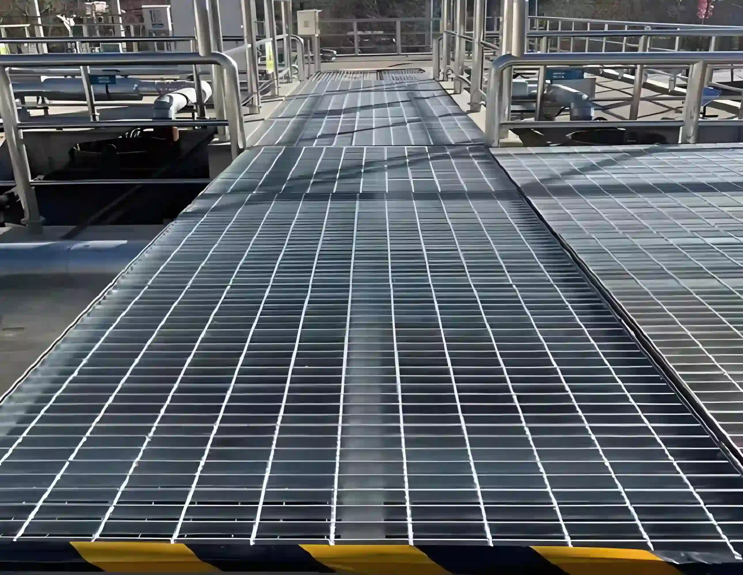 Steel Grating Roof for Ventilation and Drainage
