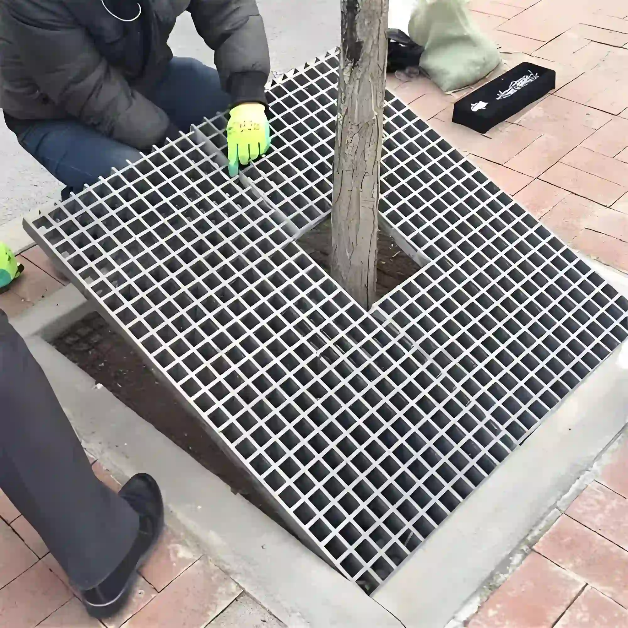 Steel Grating Tree Covers for Urban Landscaping and Drainage