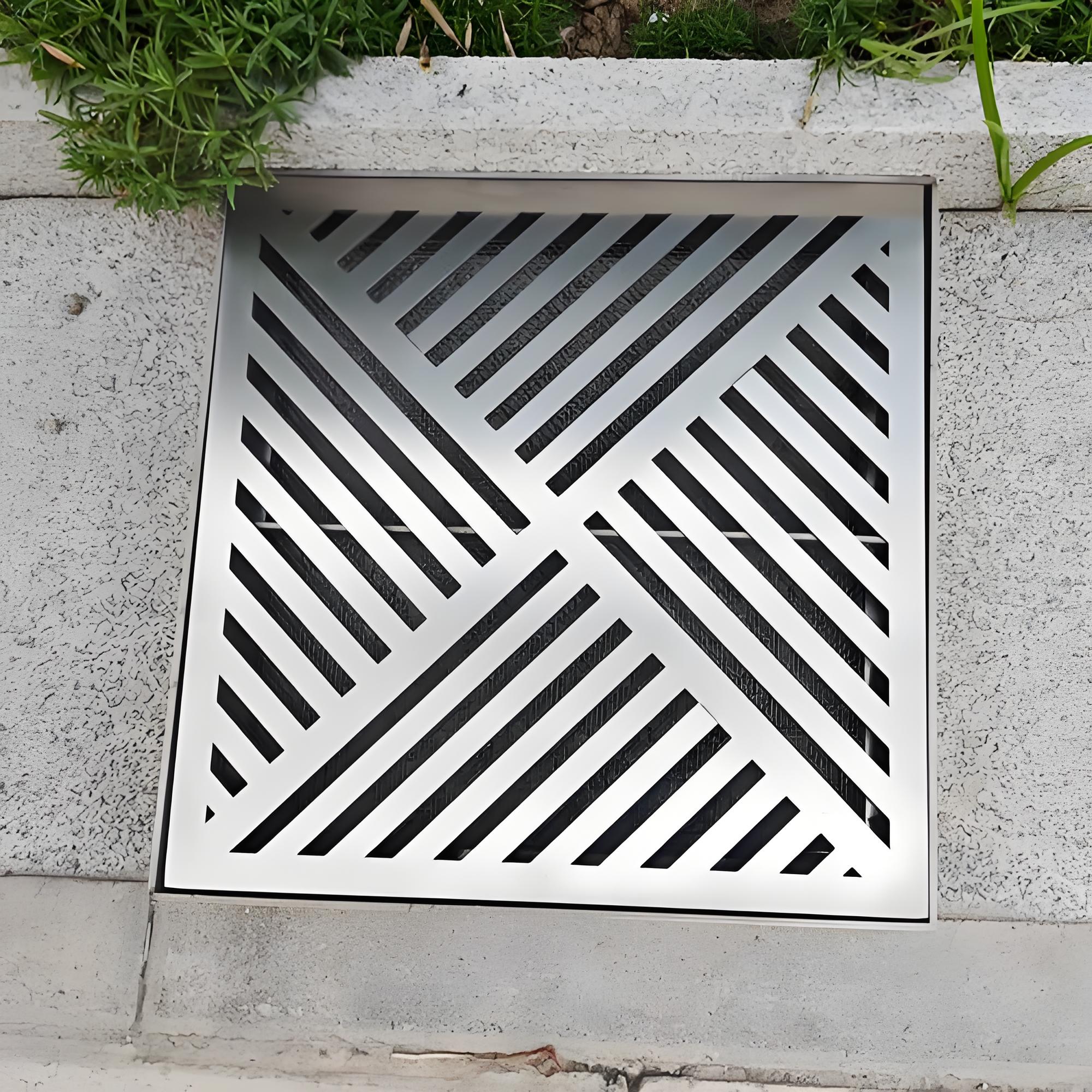 Stainless steel trench cover