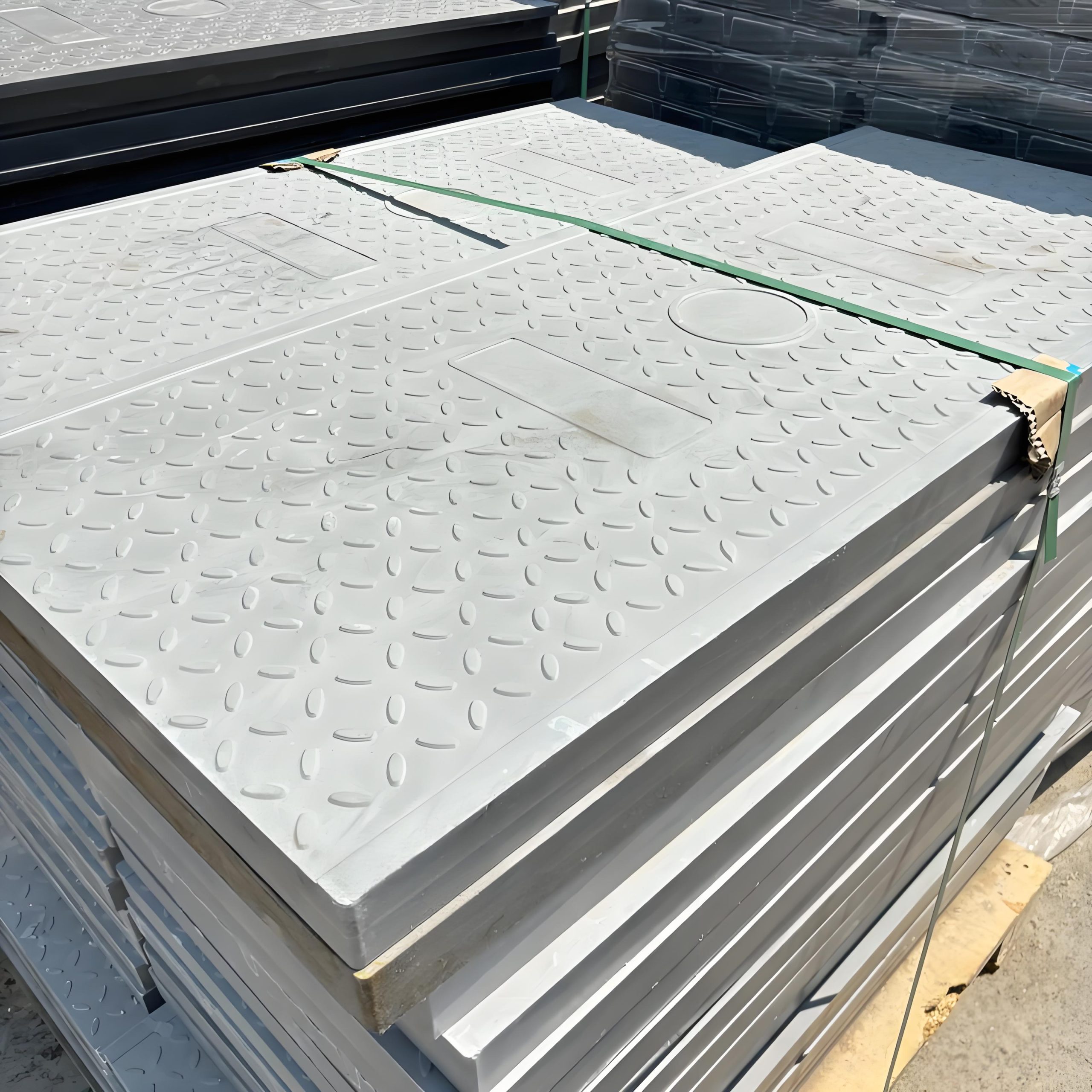 composite cable trench cover plate
